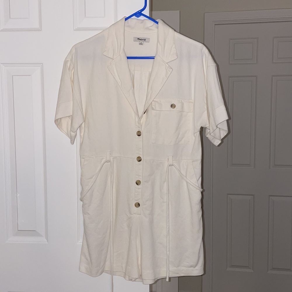 Madewell Belted Safari Romper